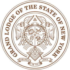 New York Masons Grand Lodge seal.